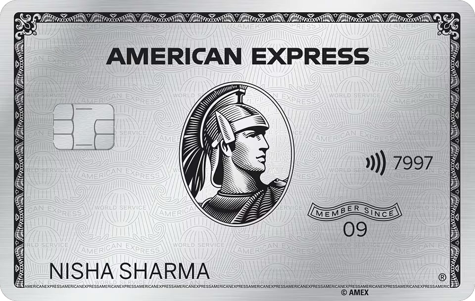 Signature metal credit card in platinum, engraved stainless steel by Metacards