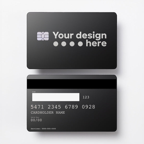 Personalized metal card with name engraving India