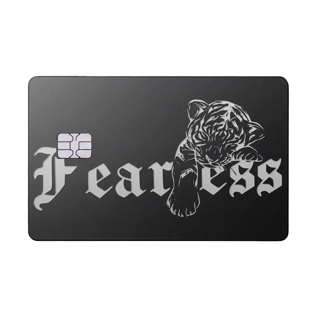 Fearless Lion Metal Card metal card