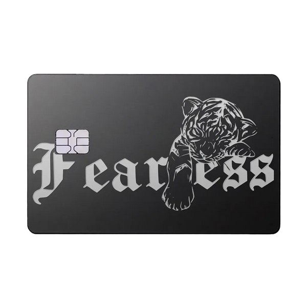 Fearless Lion Metal Card