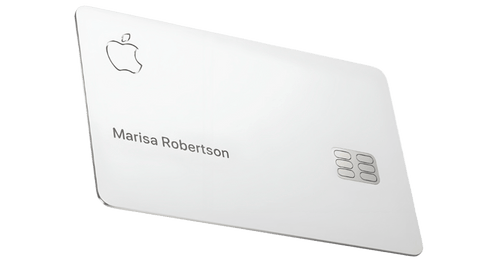 White steel metal credit card, engraved by Metacards (view 2 of 3)