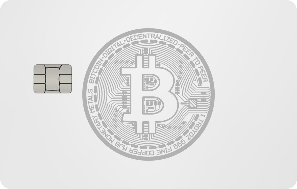 Bitcoin Gold metal card, engraved stainless steel by Metacards (view 4 of 6)