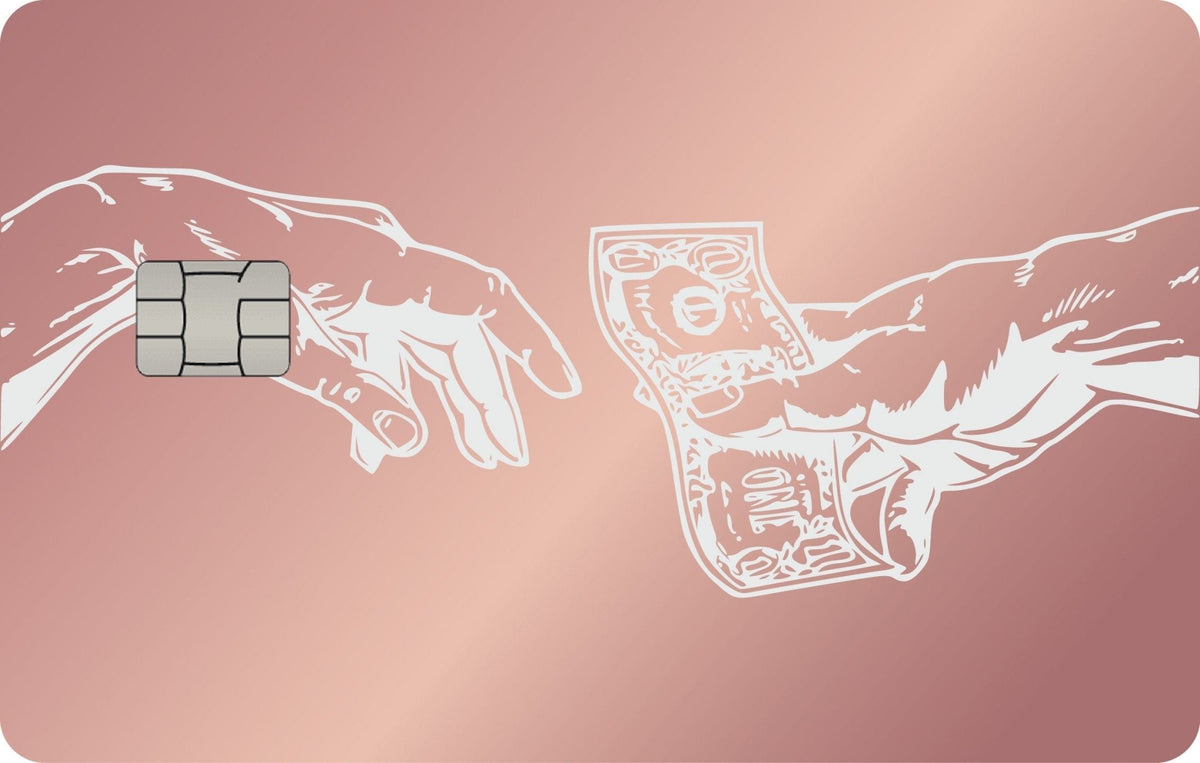 Creation of Money metal card, engraved stainless steel by Metacards (view 4 of 6)