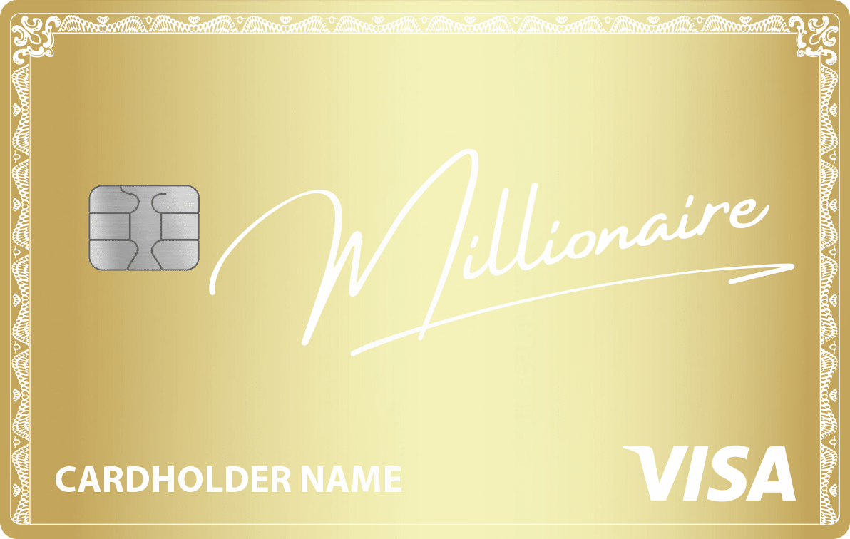 Millionaire metal card