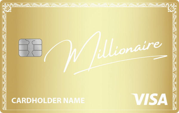 Millionaire metal card